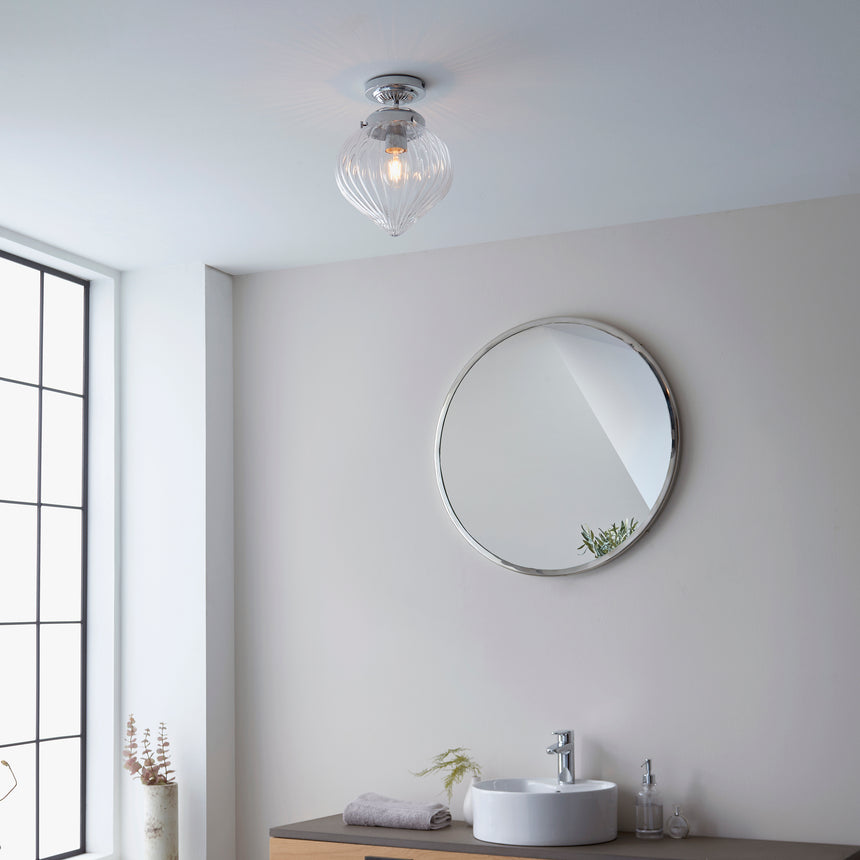Cheston Flush Bathroom Ceiling Light