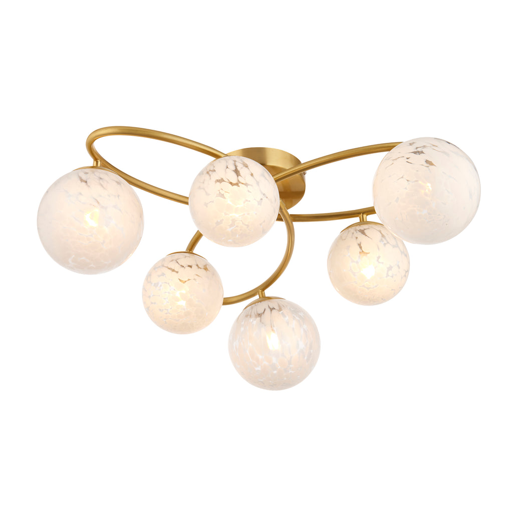 Maye 6-Light Semi Flush Ceiling Light