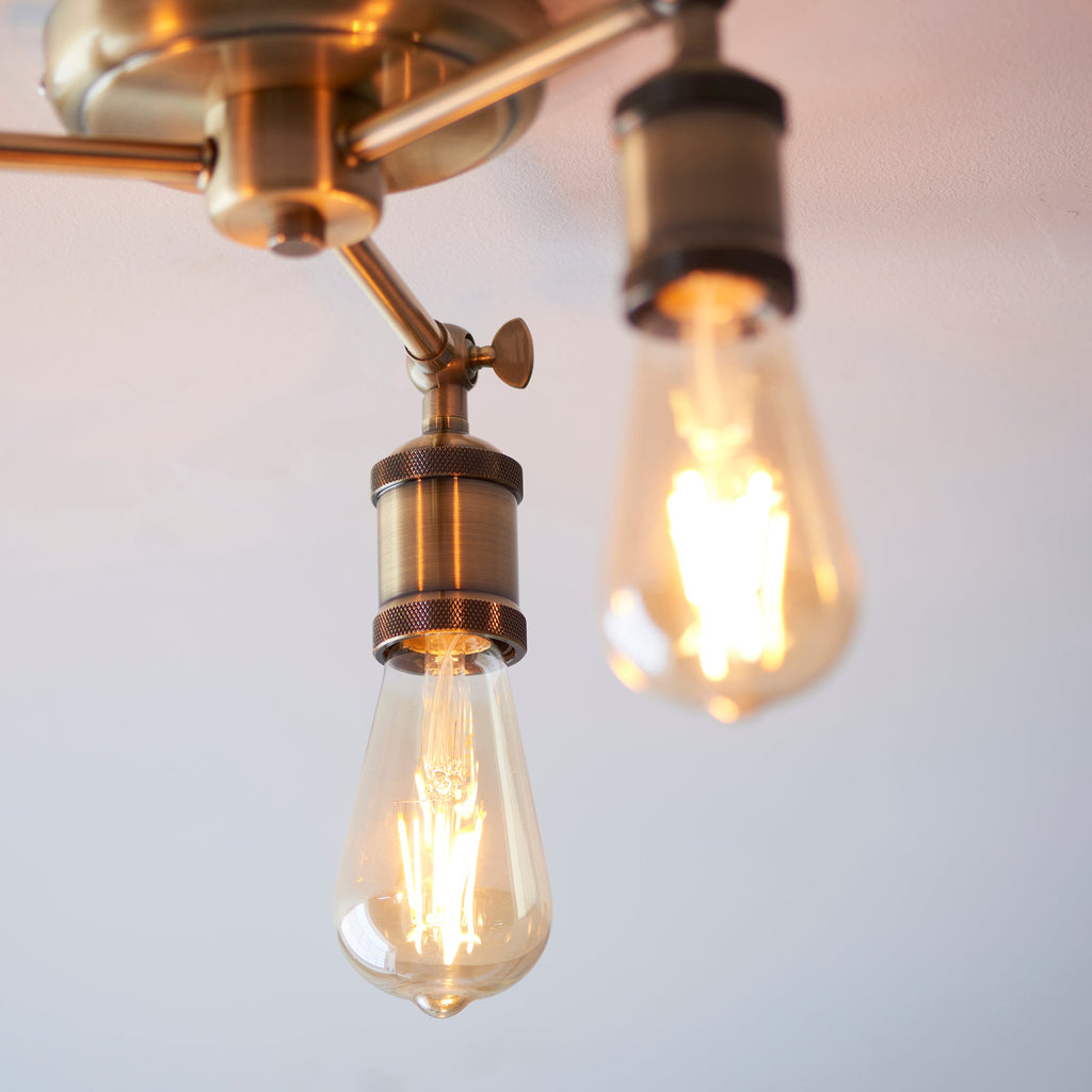 Hal 3 Light Semi-flush Ceiling Light