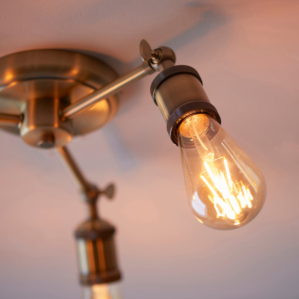 Hal 3 Light Semi-flush Ceiling Light