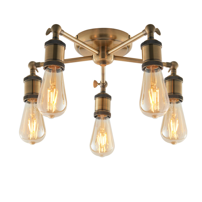 Hal 5 Light Semi-flush Ceiling Light