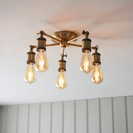 Hal 5 Light Semi-flush Ceiling Light