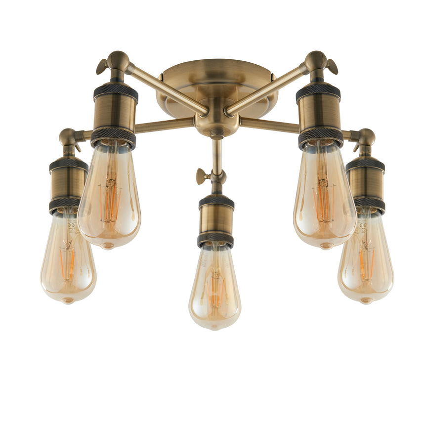 Hal 5 Light Semi-flush Ceiling Light