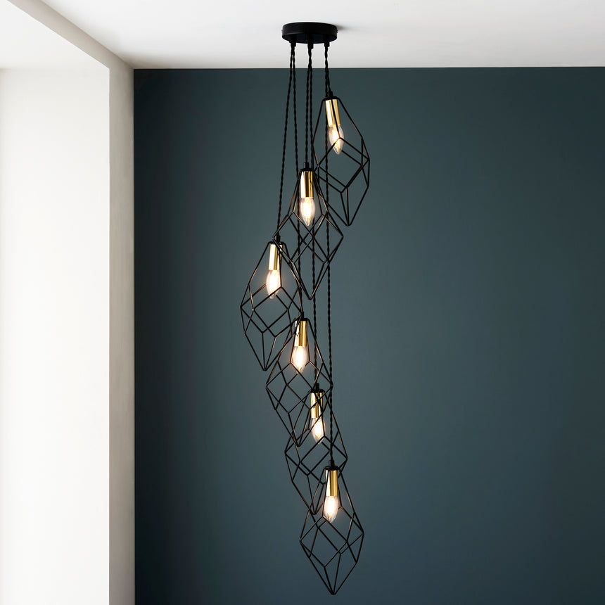 Jaxon 6-Light Cluster Pendant Light