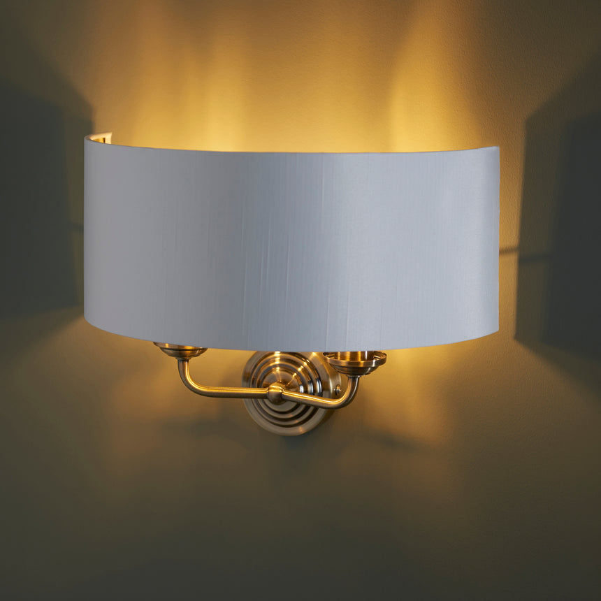 Highclere 2 Light Wall Light