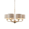 Highclere 6 Light Shaded Pendant Chandelier