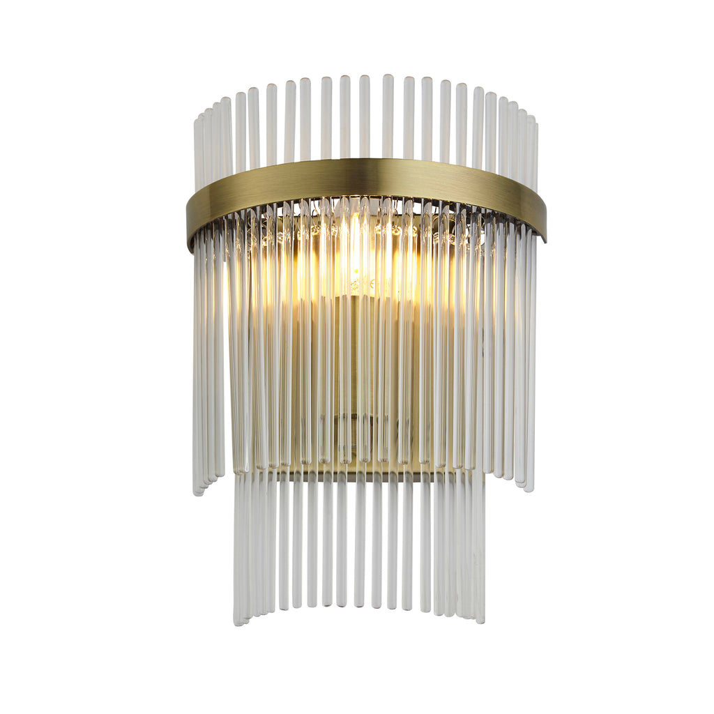 Marietta Wall Light, Antique Brass