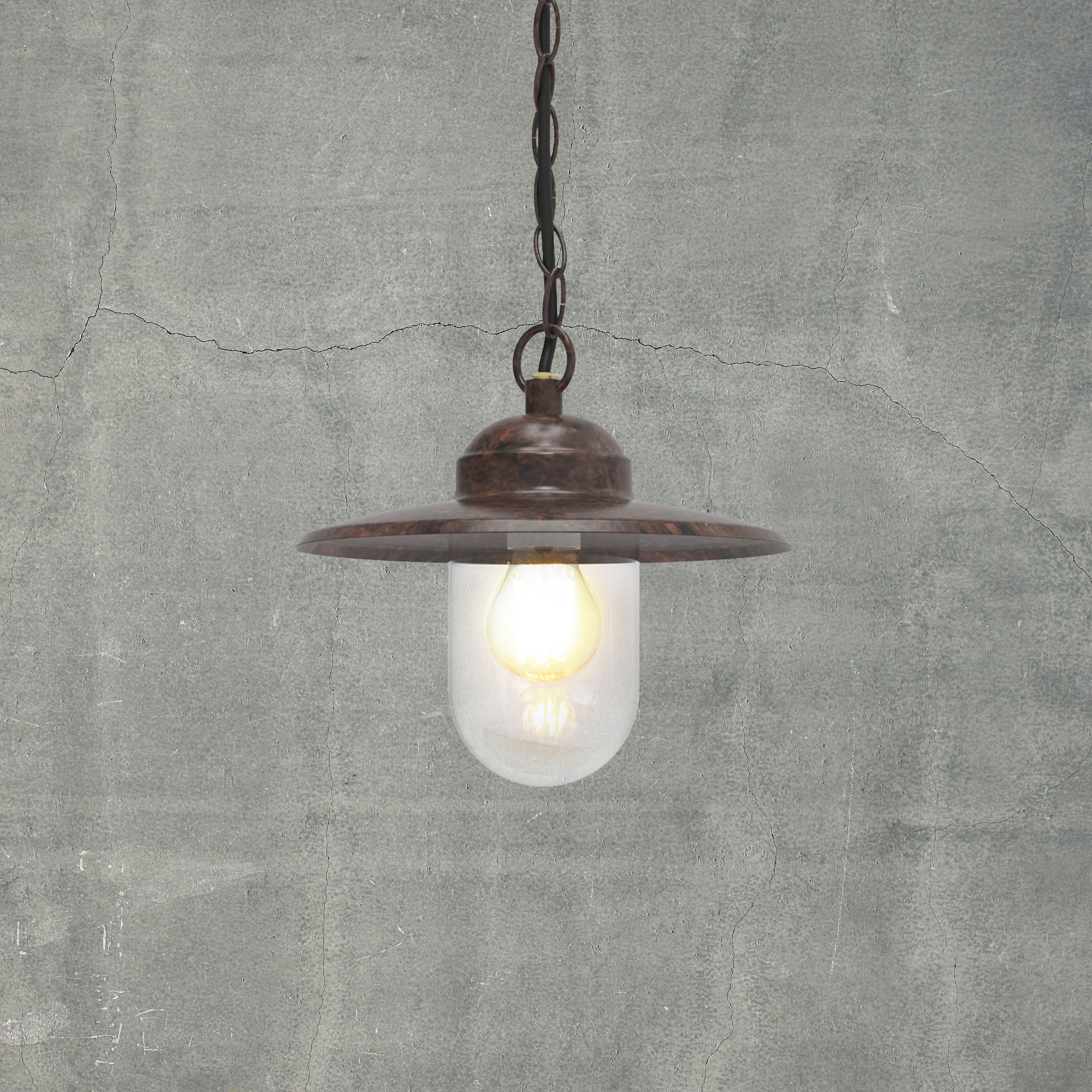 Luxembourg Pendant Light, Rust