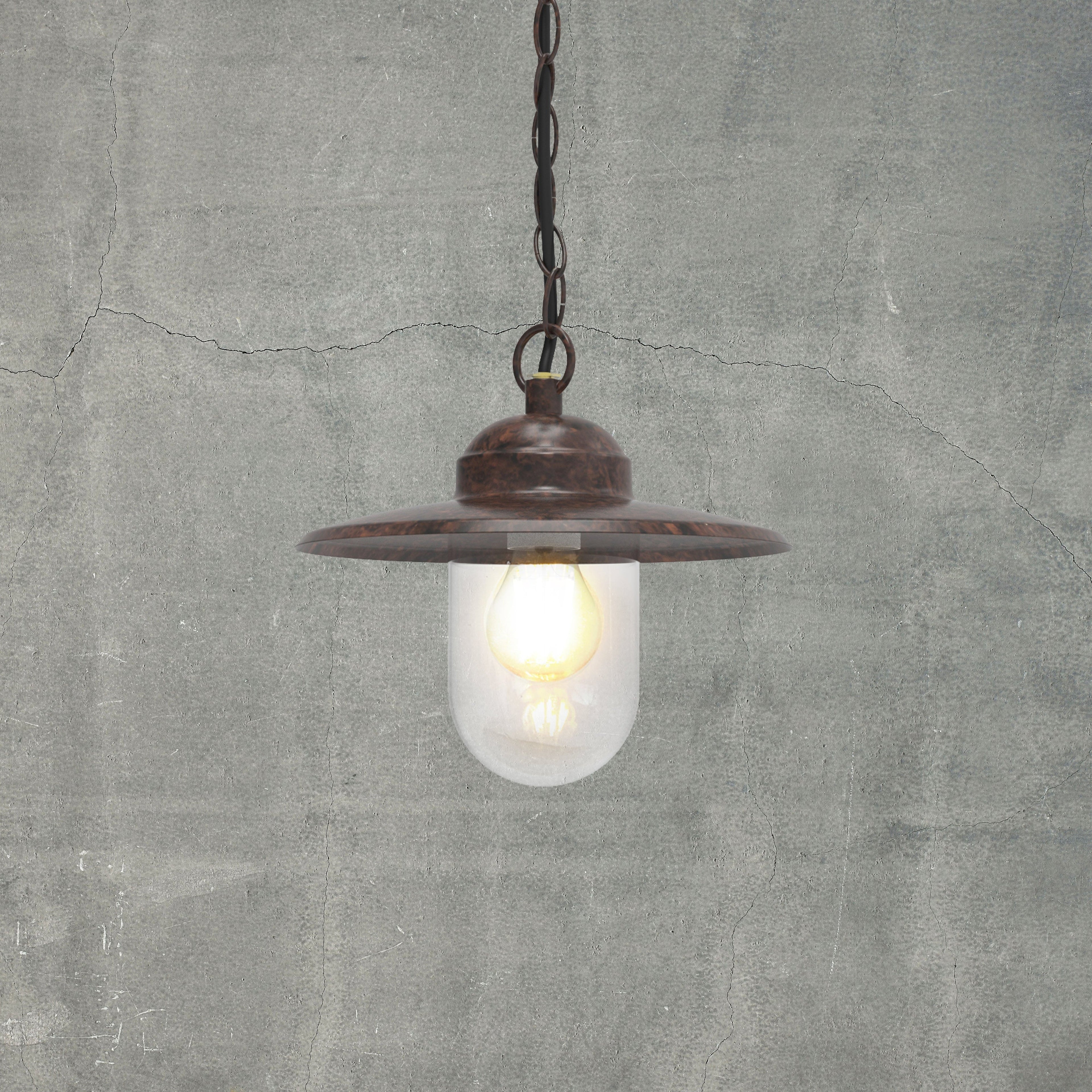 Luxembourg Pendant Light, Rust