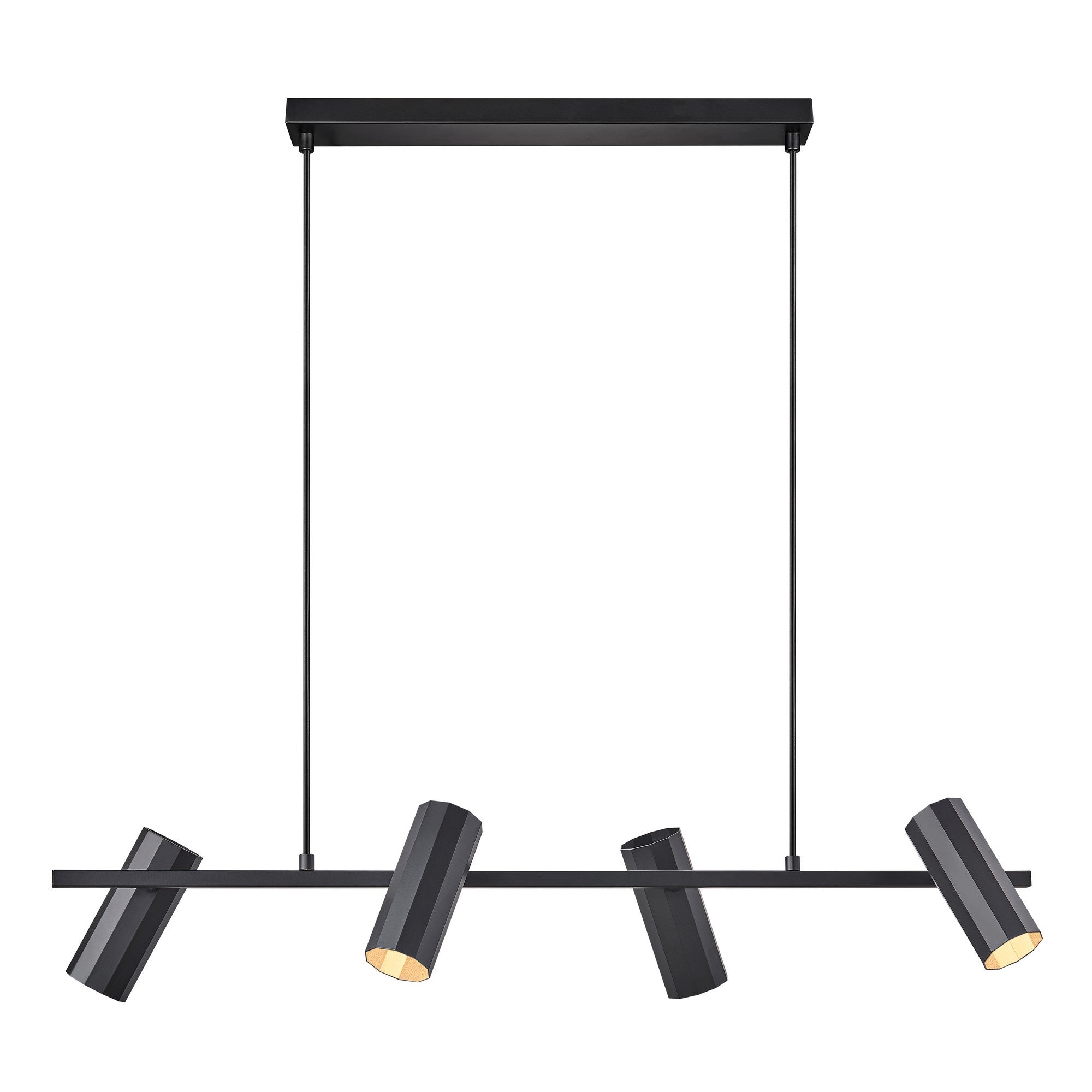 Alanis 4-Light Island Pendant, Black