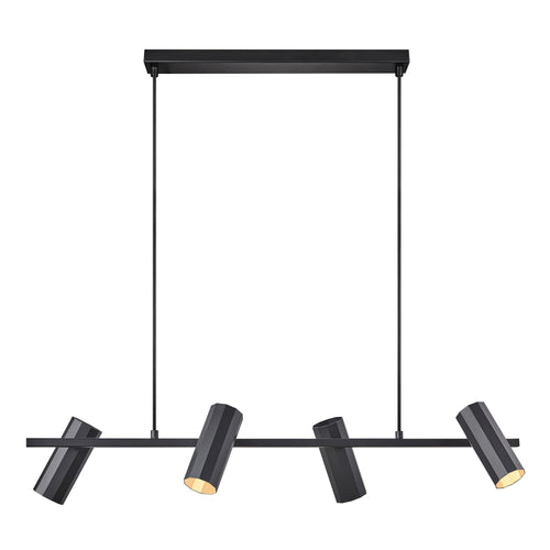 Alanis 4-Light Island Pendant, Black