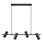 Alanis 4-Light Island Pendant, Black