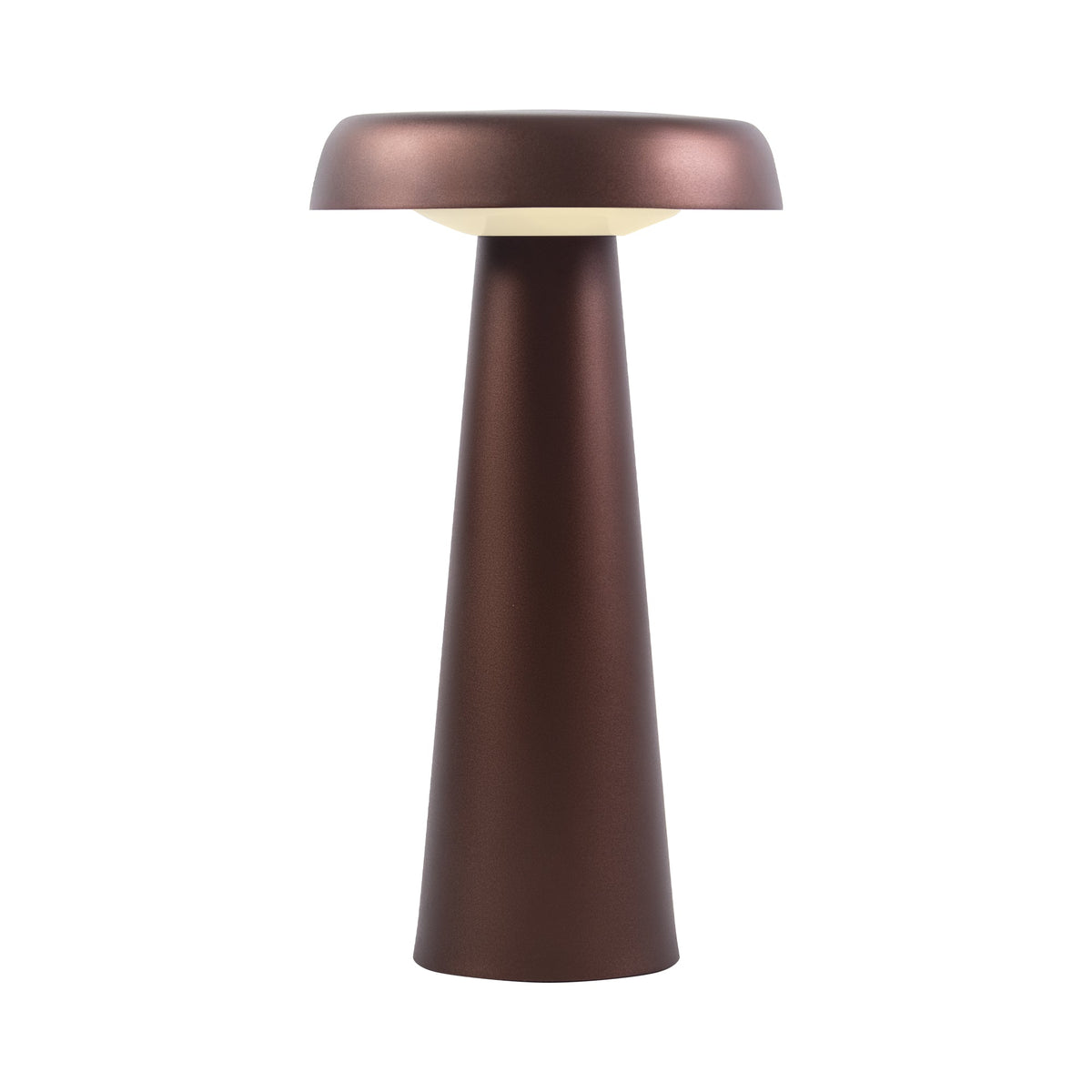 Arcello Rechargeable Table Lamp, Burnished Brass