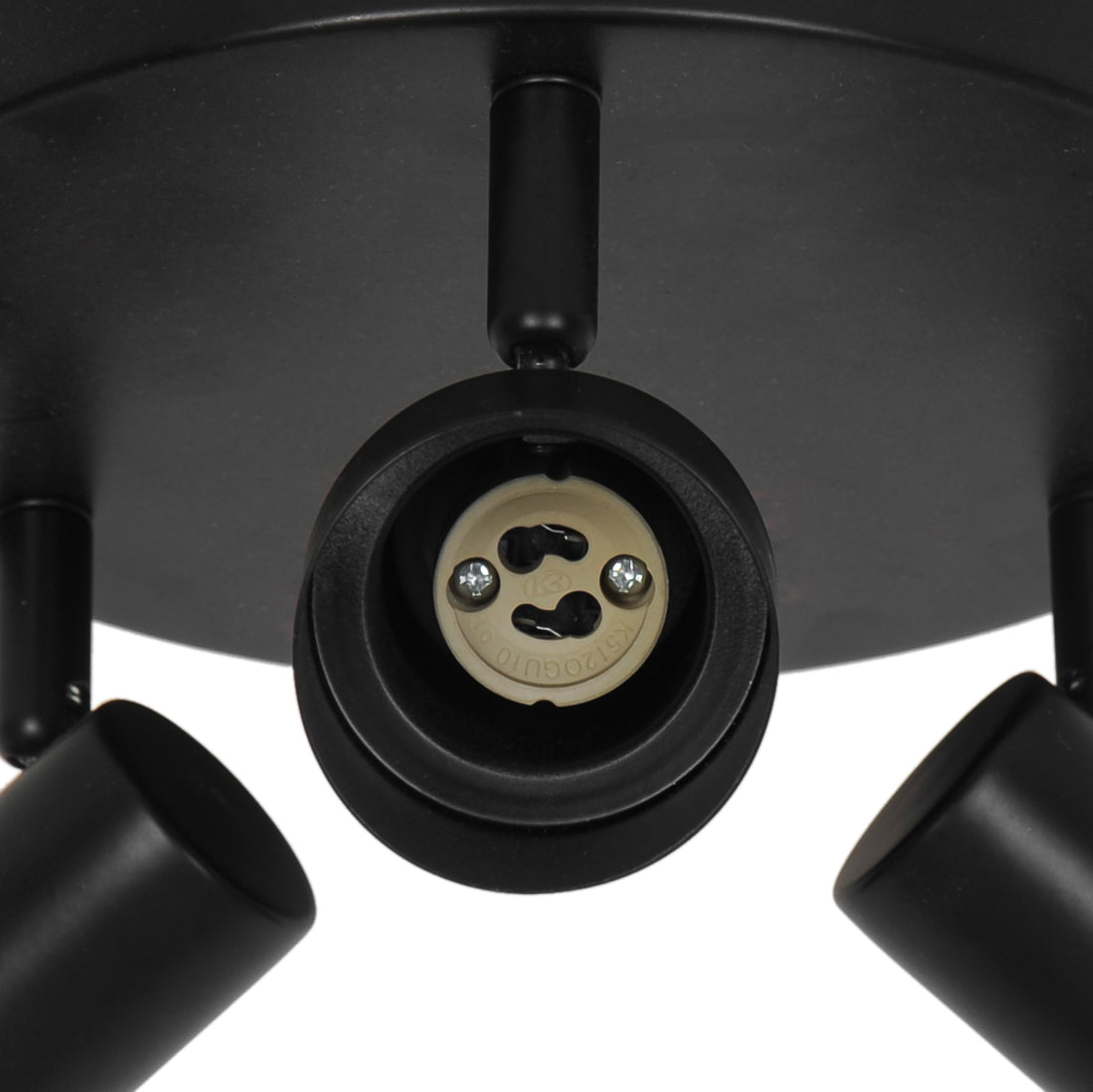 Boston 3 Light Ceiling Spotlight, Black