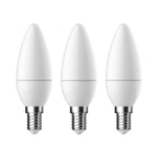 E14 LED Candle Bulb | Warm White 2700K | 250lm (25W eqv) | 3 Pack