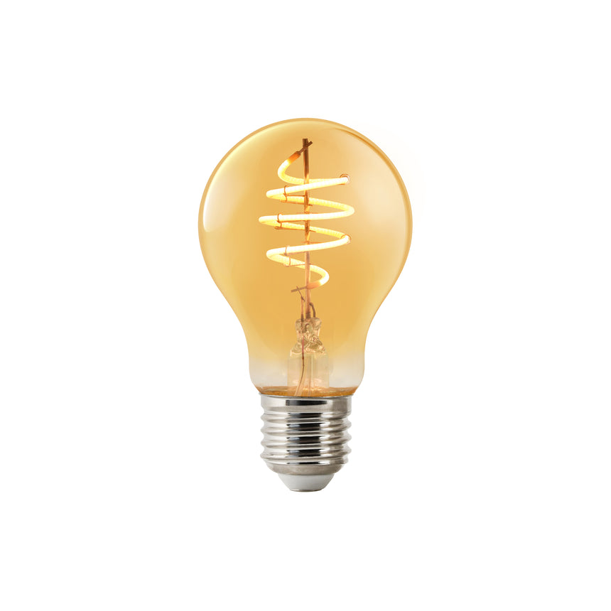 Smart Deco Standard E27 380lm Light Bulb, Amber