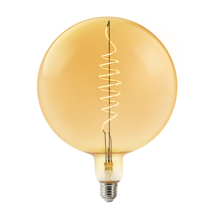 Smart Deco G200 Globe E27 380lm Light Bulb, Amber
