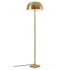 Cera Floor Lamp, Brass