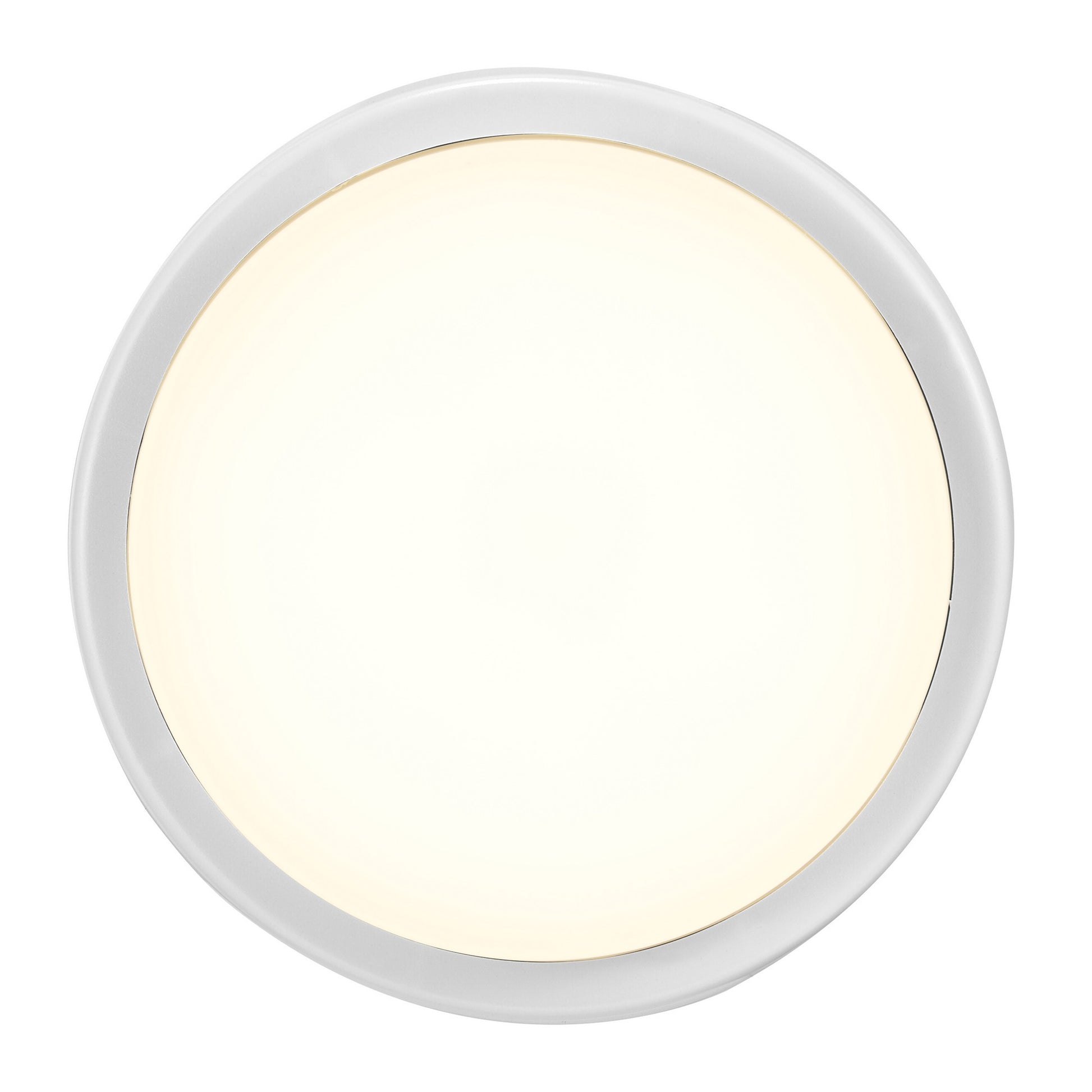 Cuba Round Outdoor Wall Light, White