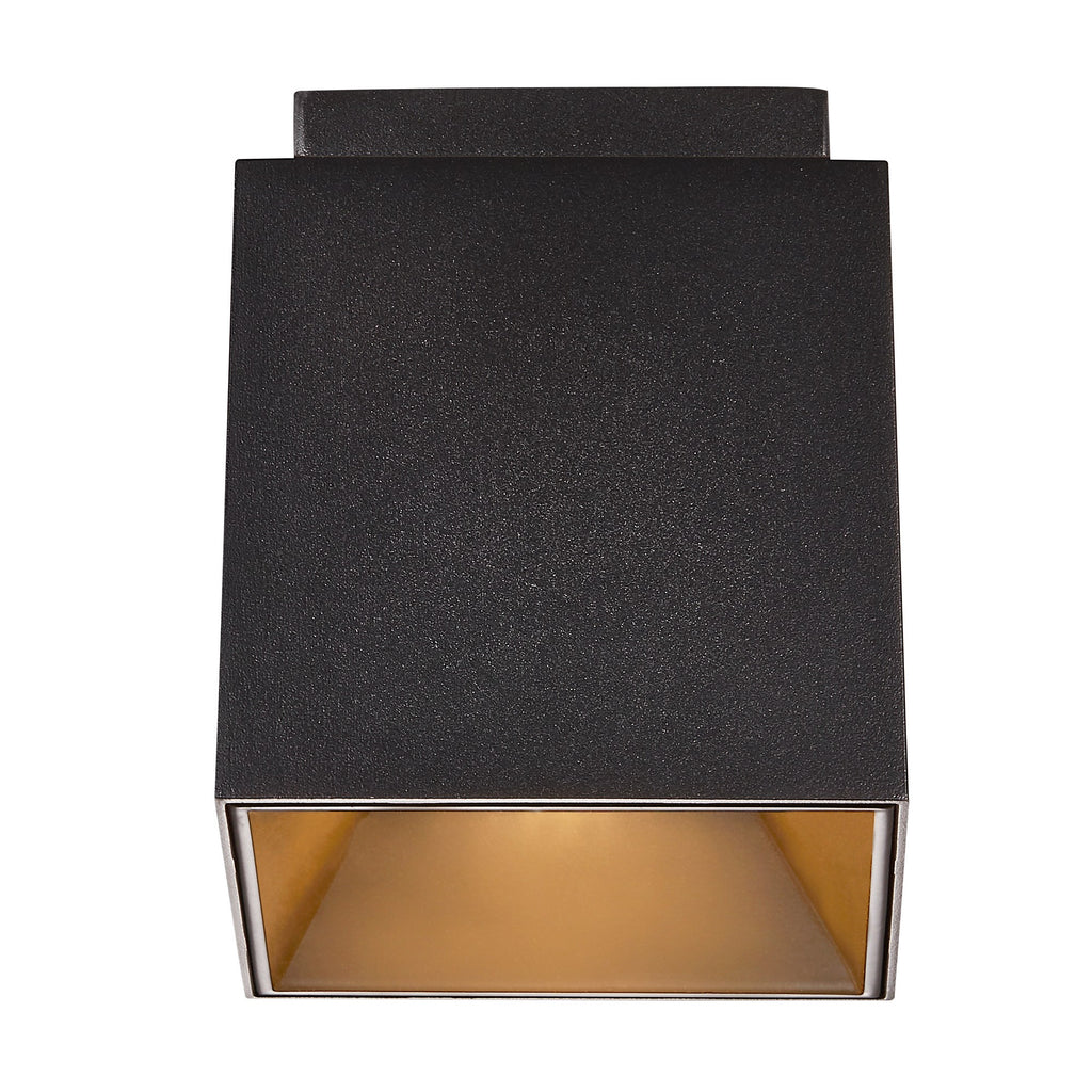 Ethan Square Surface Mount Downlight, Black