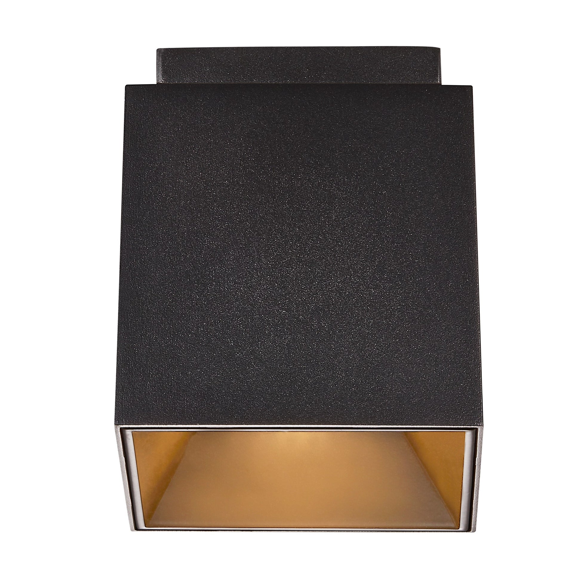 Ethan Square Surface Mount Downlight, Black
