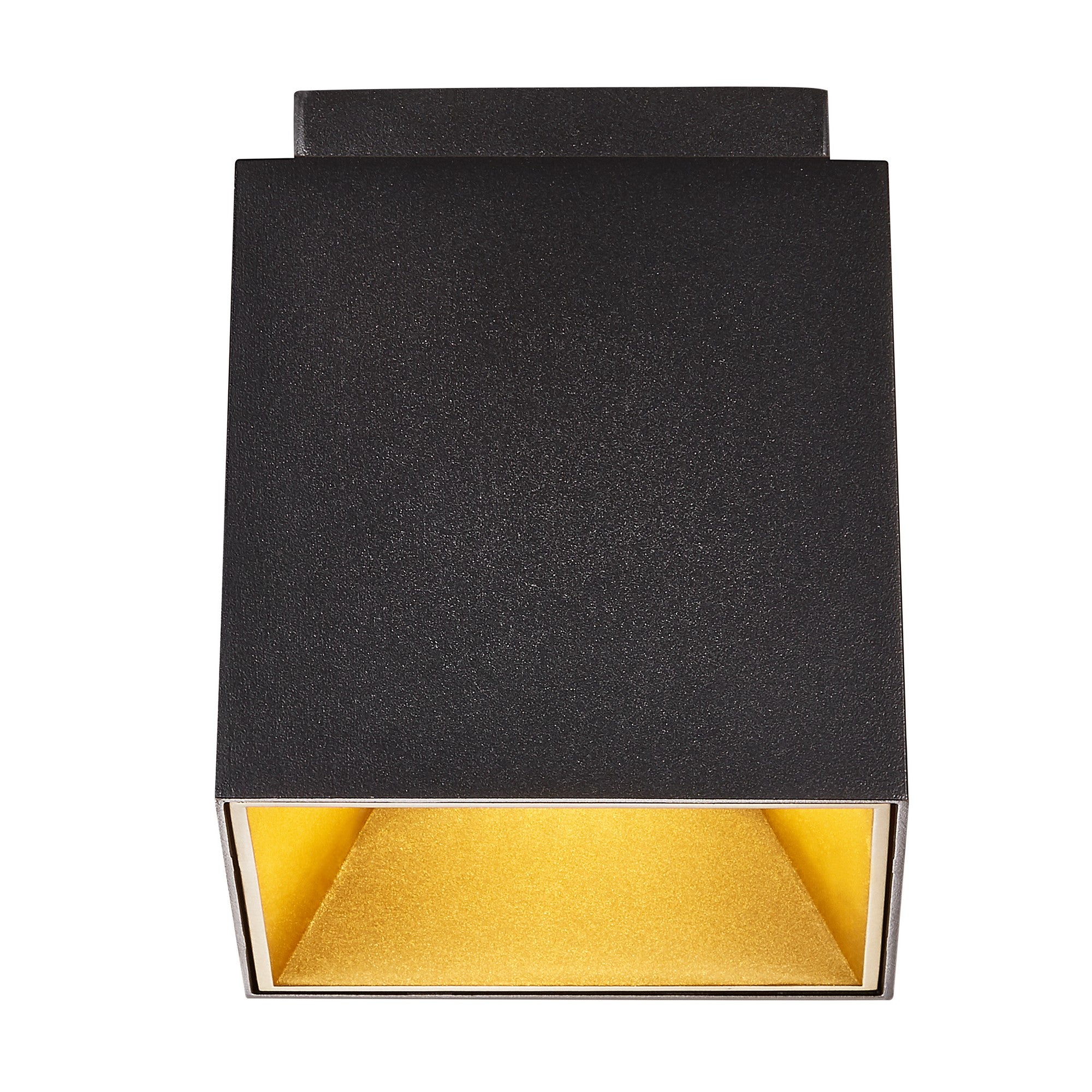 Ethan Square Surface Mount Downlight, Black