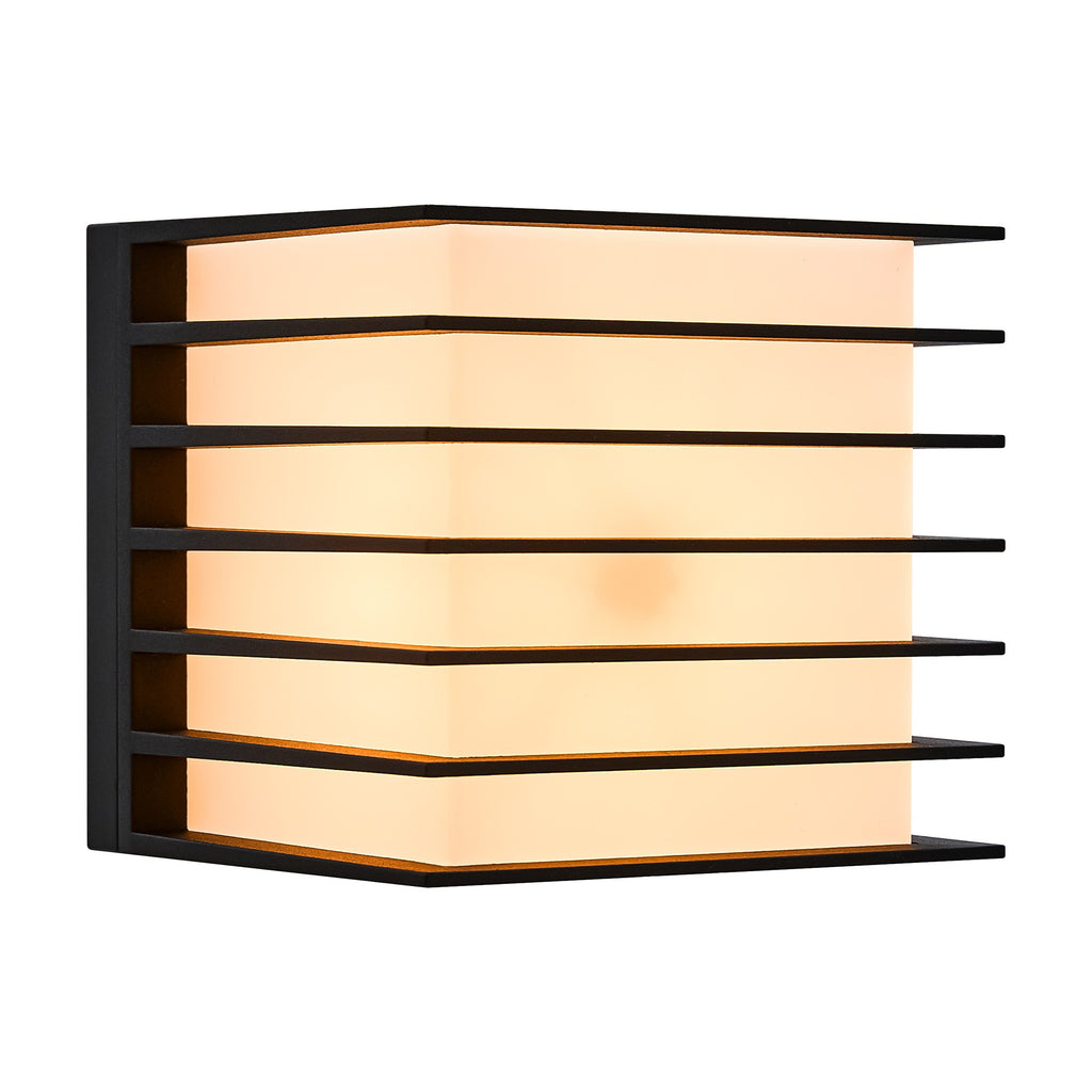 Fluctus 13 Outdoor Wall Light, Black