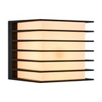 Fluctus 13 Outdoor Wall Light, Black