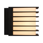 Fluctus 13 Outdoor Wall Light, Black