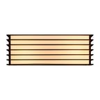 Fluctus 28 Outdoor Wall Light, Black