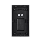 Griffin Wall Light, Black/Smoke