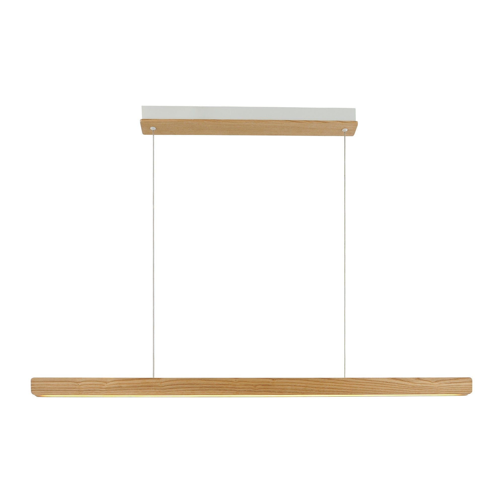 Ilgas LED Bar Pendant Light, Nature/Wood