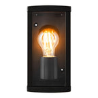 Luchy Wall Light, Black/Clear