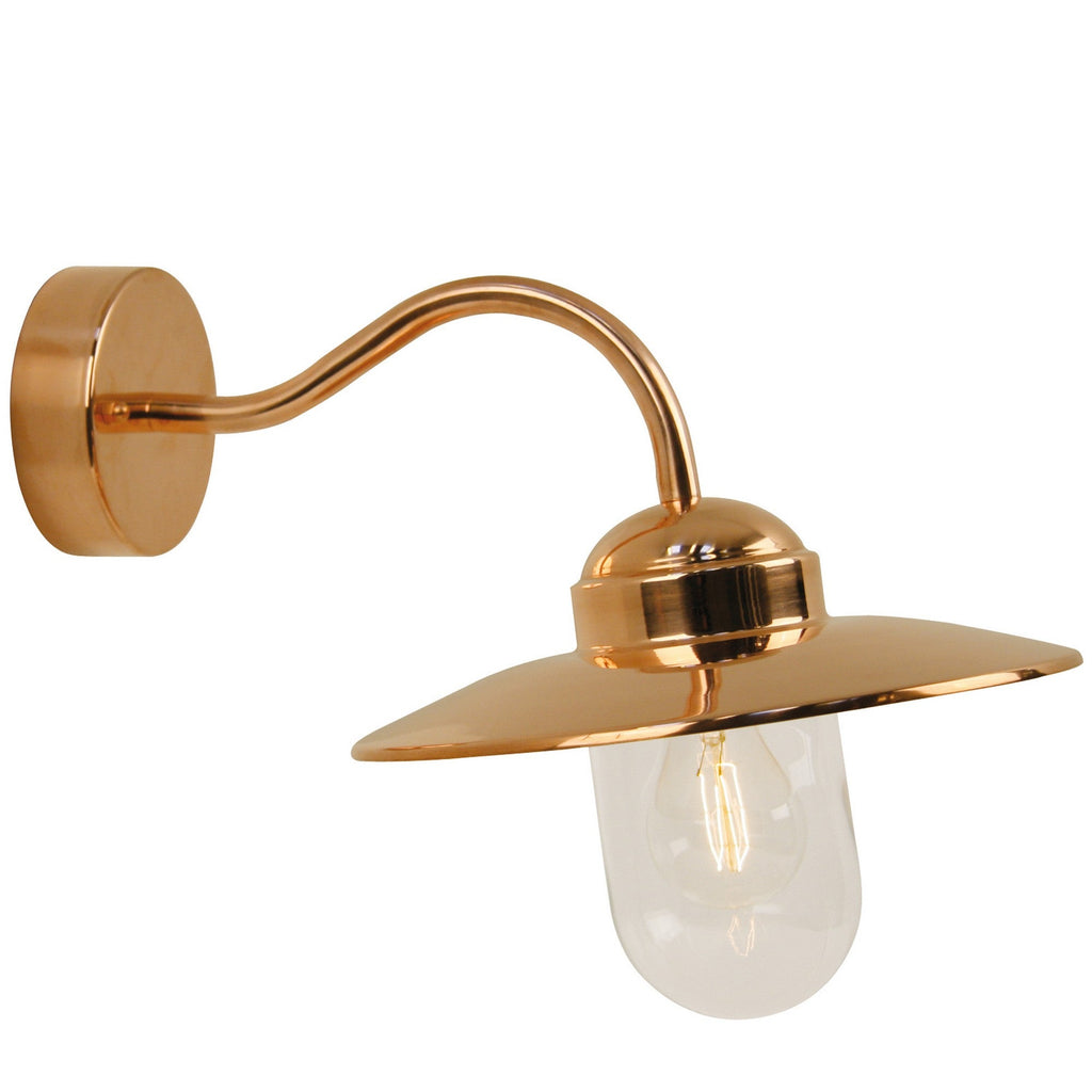 Luxembourg Outdoor Wall Light, Copper