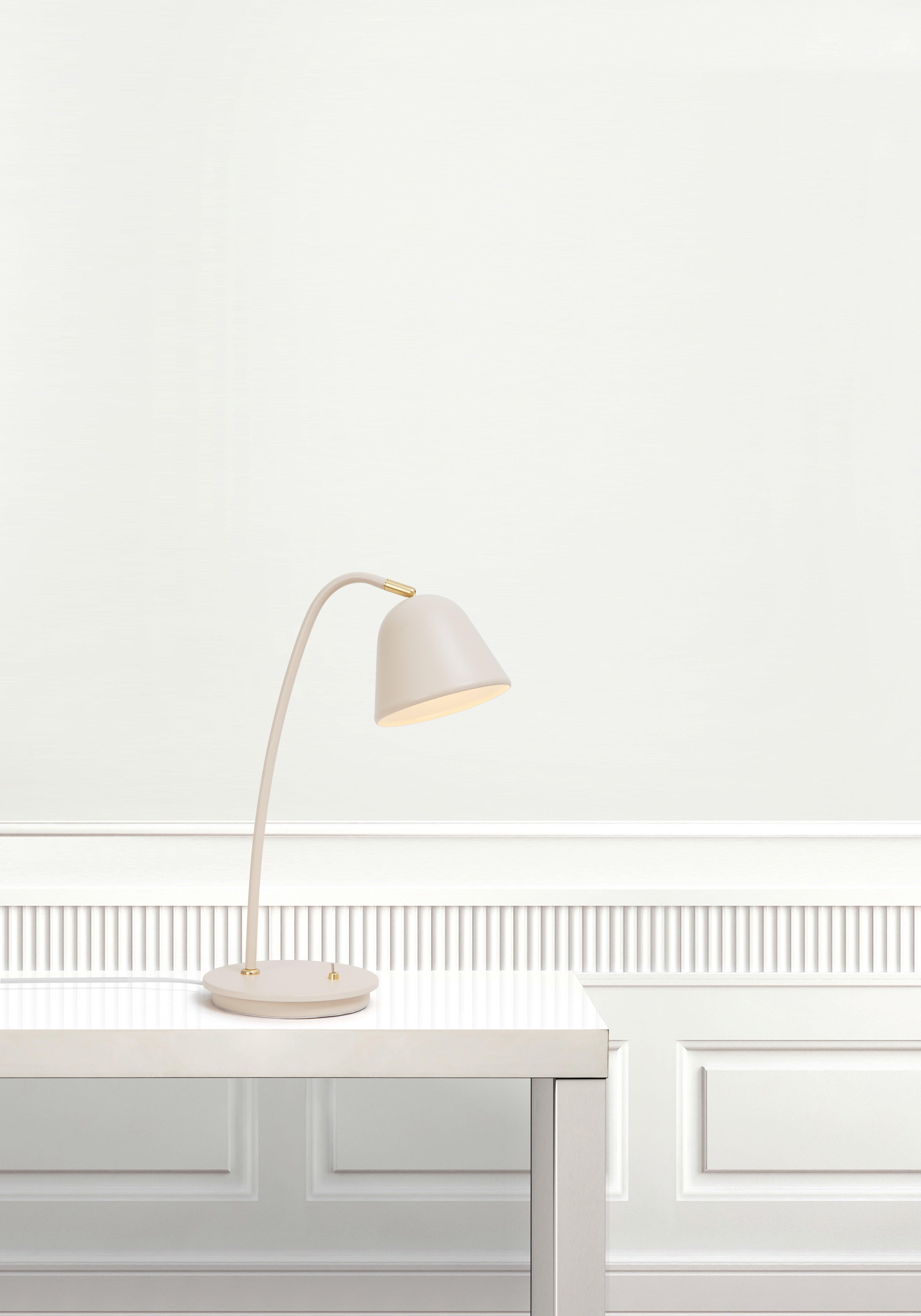 Fleur Desk Lamp, Beige
