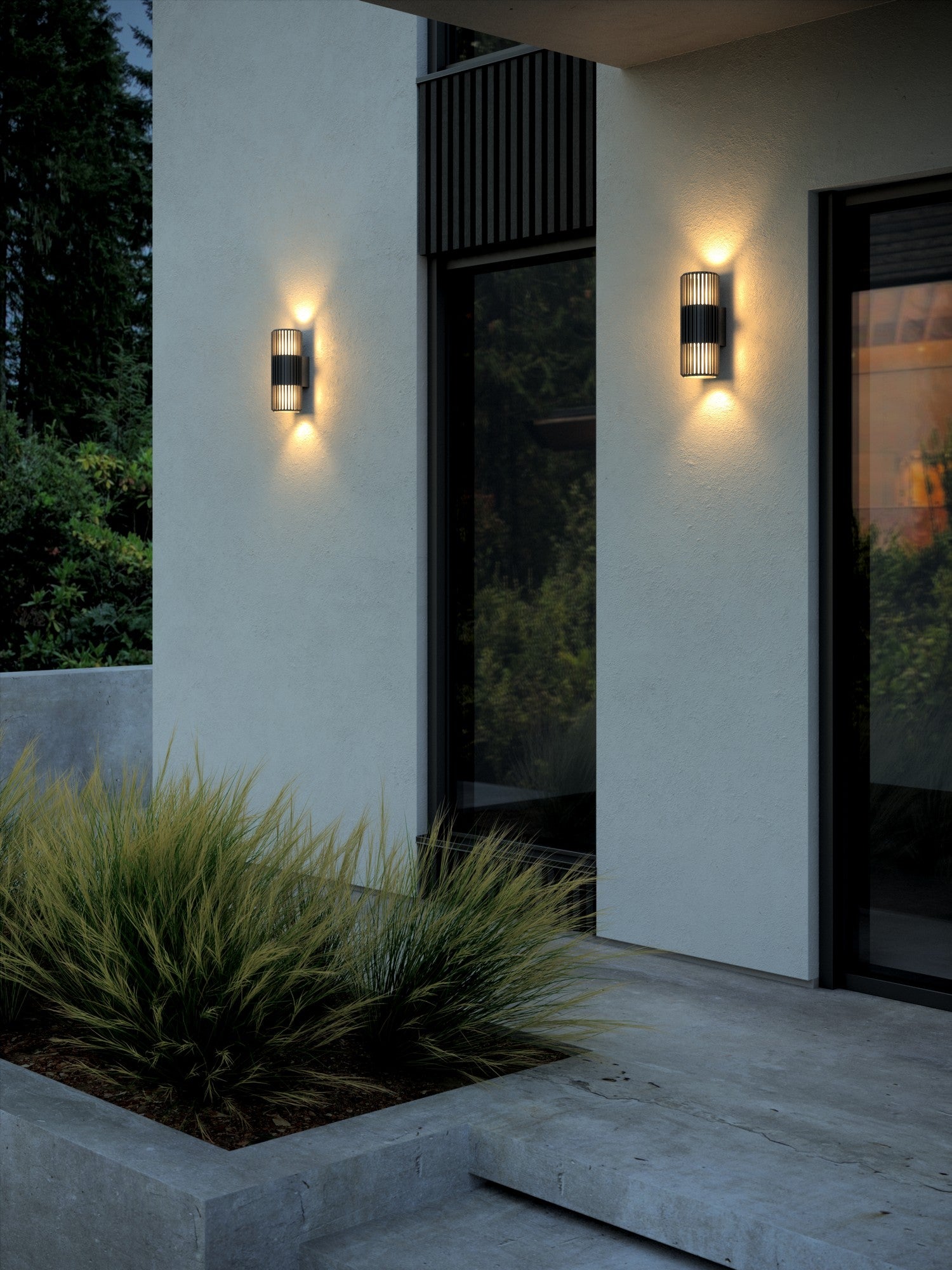 Aludra Double Outdoor Wall Light