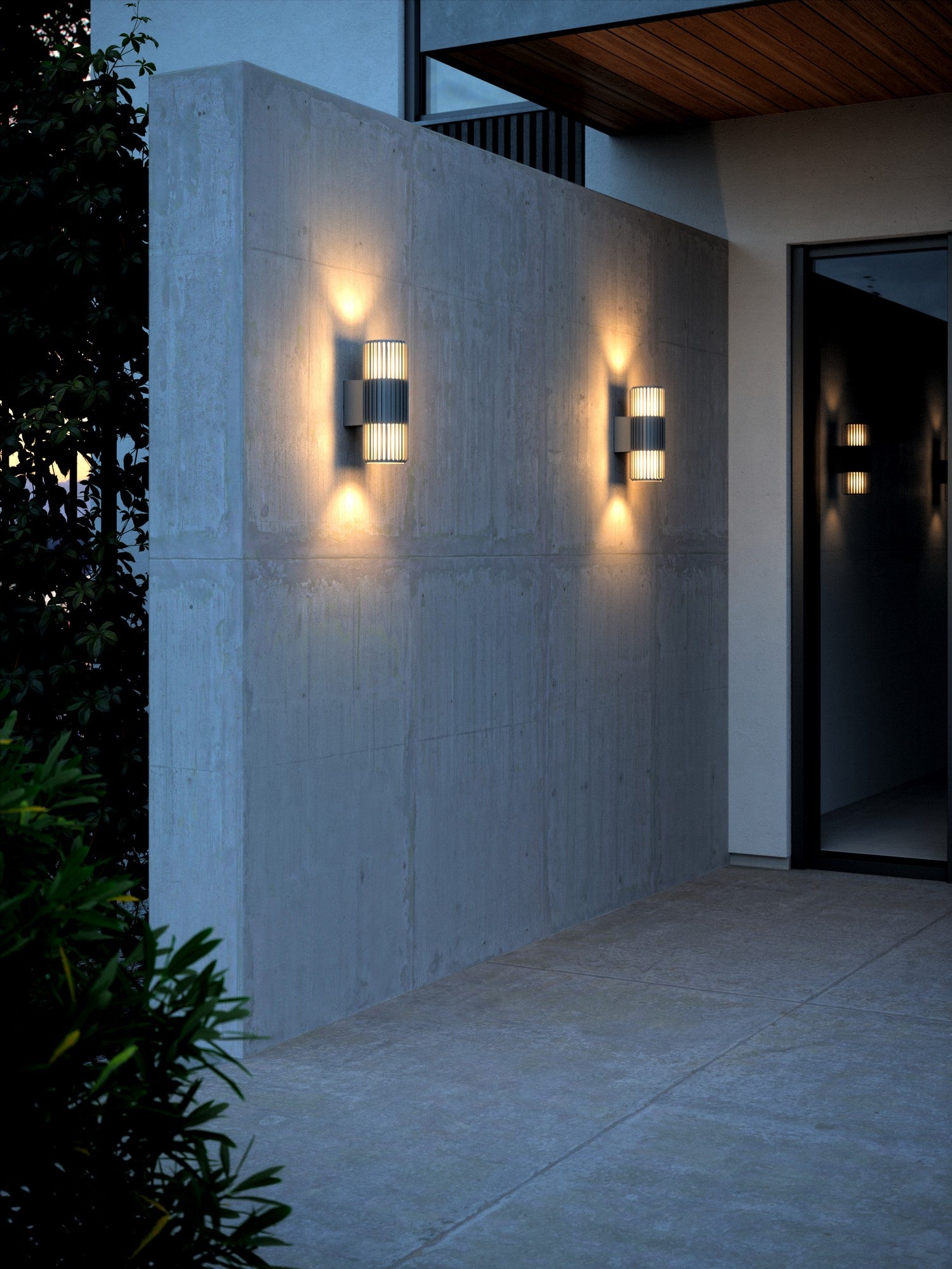 Aludra Double Outdoor Wall Light