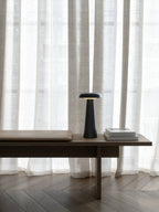 Arcello Rechargeable Table Lamp, Burnished Brass