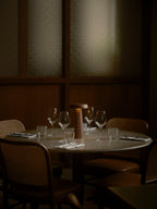 Arcello Rechargeable Table Lamp, Burnished Brass