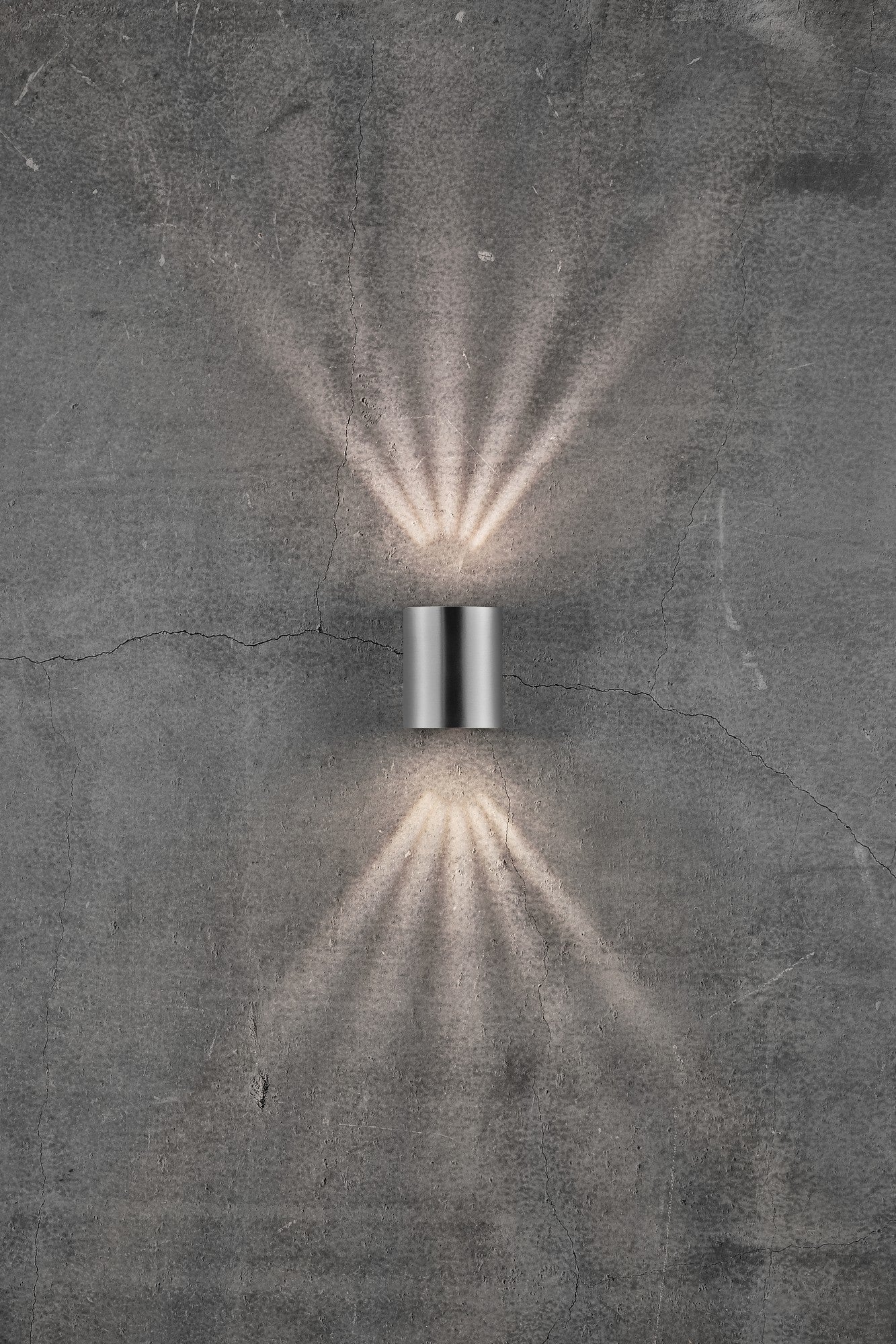 Canto 2 LED Up & Down Wall Light, Stainless Steel