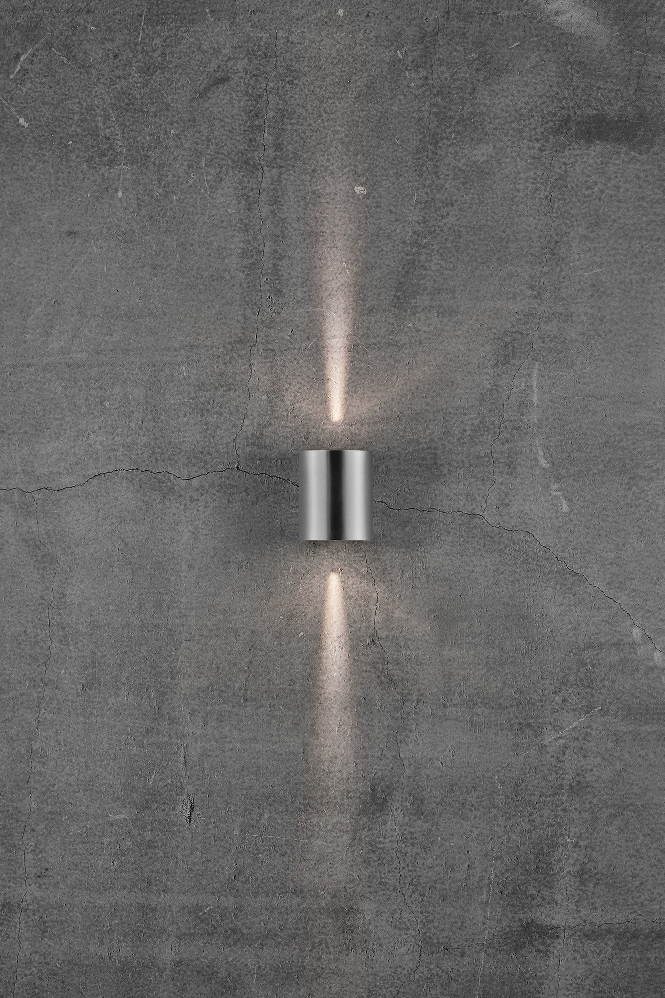 Canto 2 LED Up & Down Wall Light, Stainless Steel