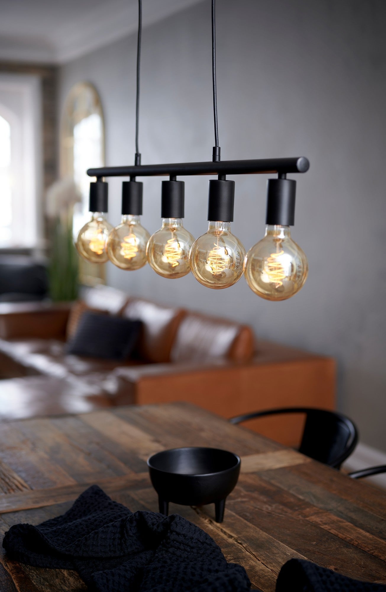Paco 5 Light Island Pendant Light
