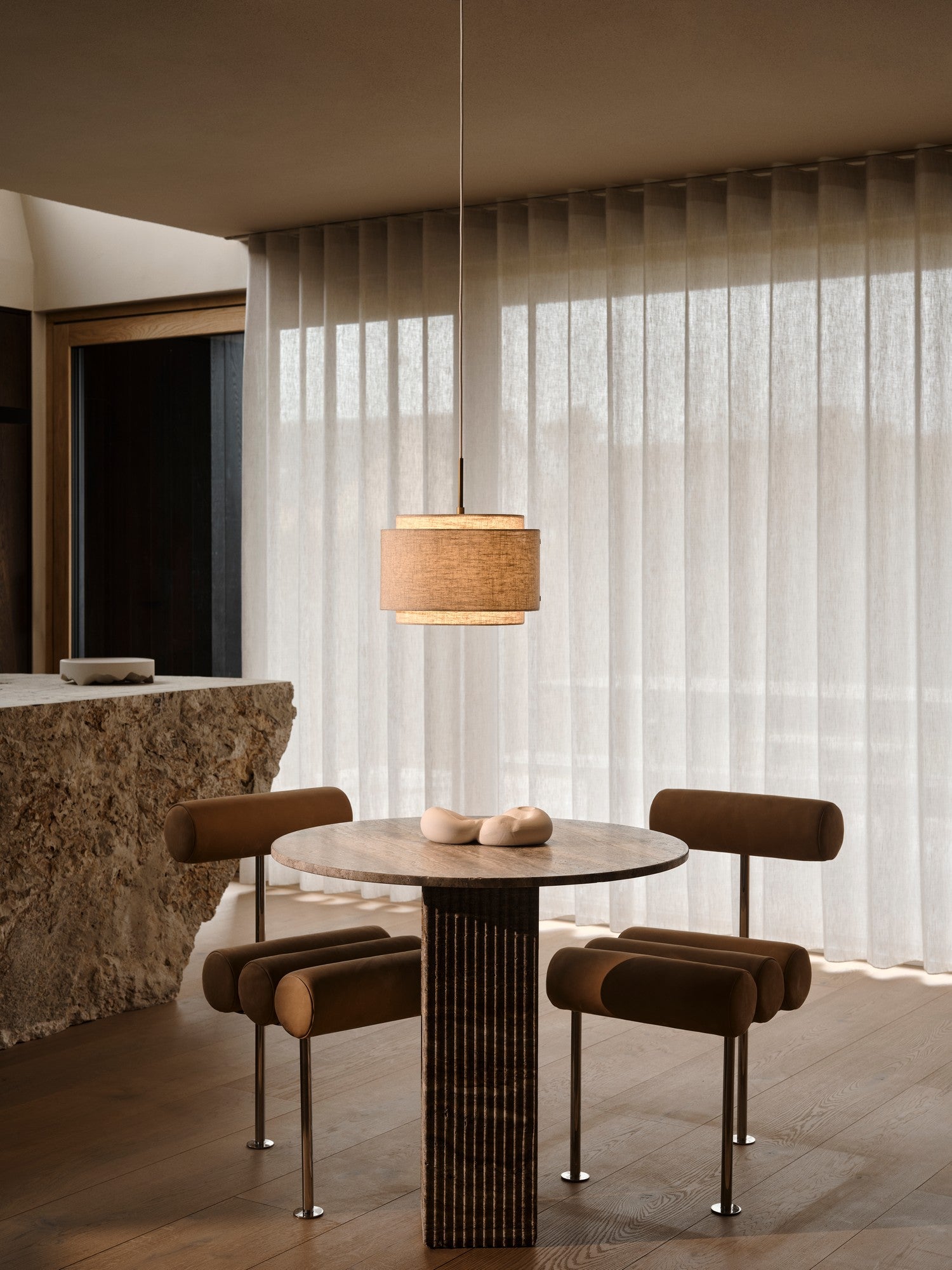 Takai Pendant Light, Beige