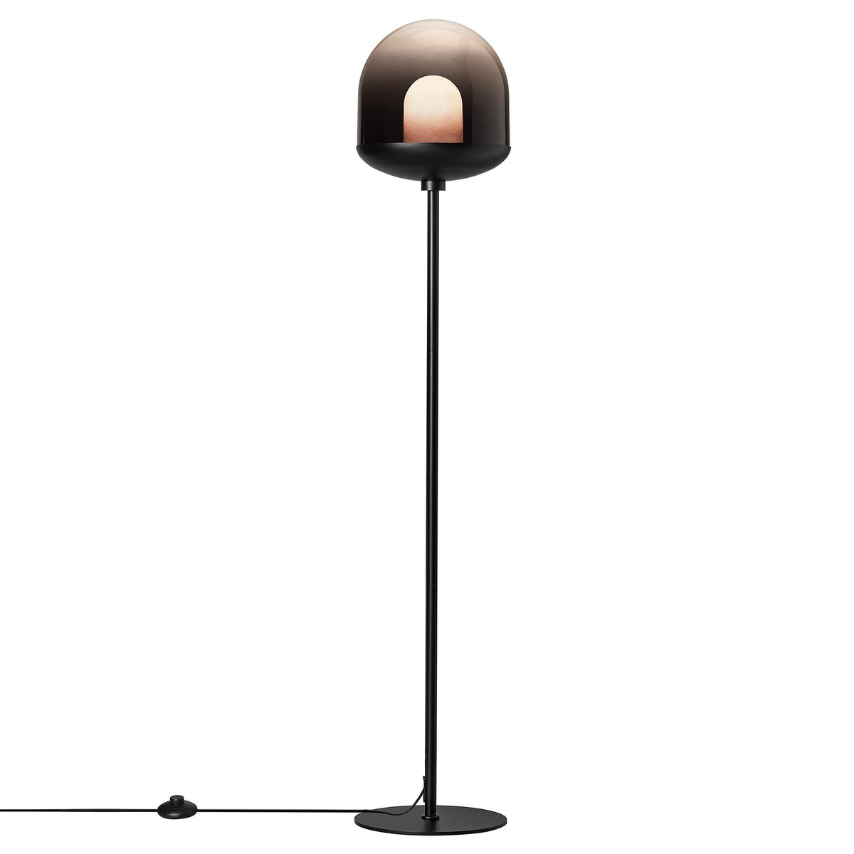 Magia Floor Lamp, Black/Smoked