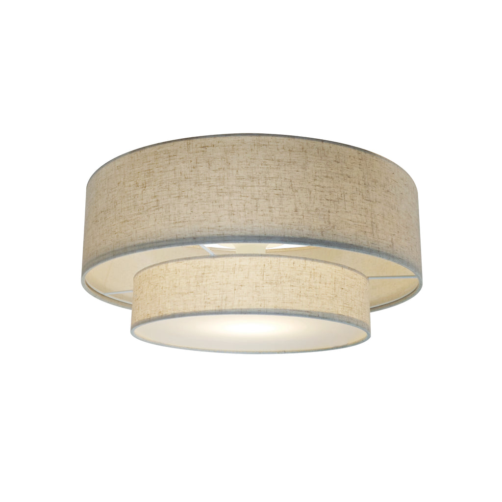 Malodin Flush Ceiling Light, Beige
