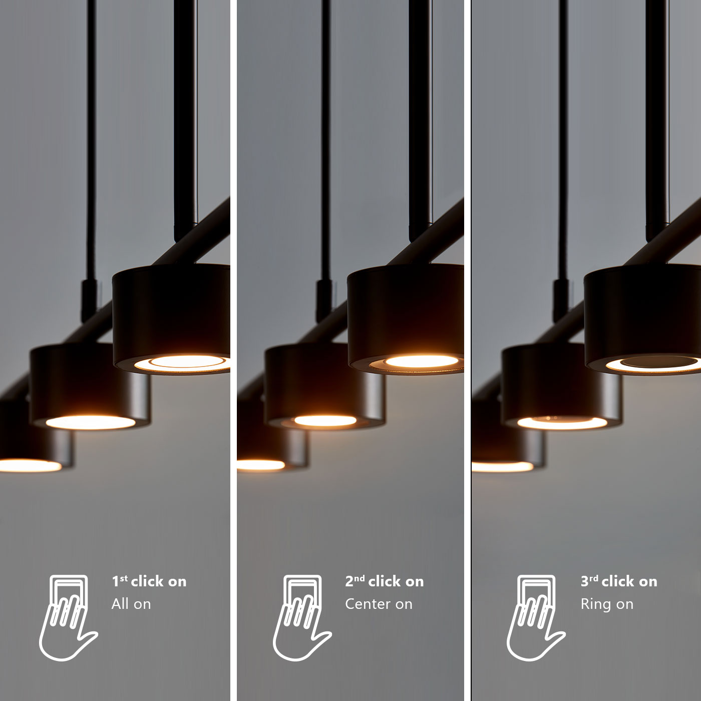 Clyde 4 LED MoodMaker Pendant Light