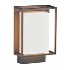 Nestor LED Outdoor Wall Light, Black/Opal