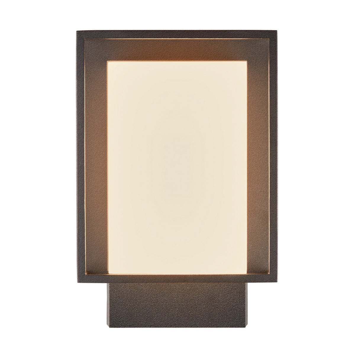 Nestor LED Outdoor Wall Light, Black/Opal