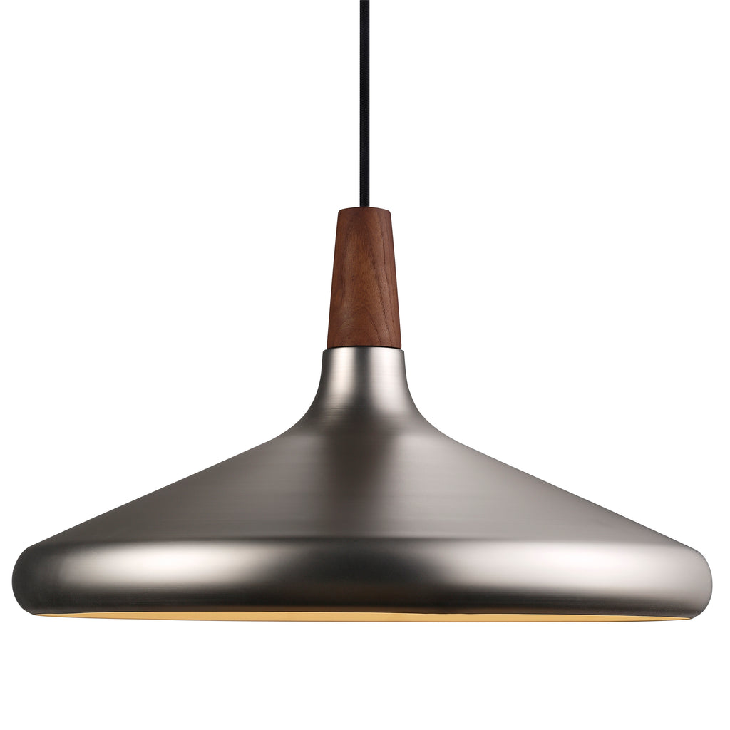 Nori 39 Pendant Light, Brushed Steel