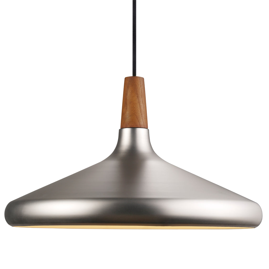Nori 39 Pendant Light, Brushed Steel